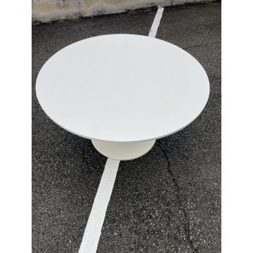 TAVOLO ROTONDO LAMINATO BIANCO 6 SEDIA Play ITALY ROUND TABLE CHAIRS Tulip STYLE