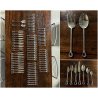 SET POSATE 12 Pers. ACCIAIO INOSSIDABILE DESIGN Gourmet Twist KNOT FLATWARE '900