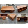 ANTICA SCRIVANIA ART DECO LEGNO RADICA NOCE Mod. Klaus Schreibtisch ANNI '30