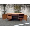 ANTICA SCRIVANIA ART DECO LEGNO RADICA NOCE Mod. Klaus Schreibtisch ANNI '30