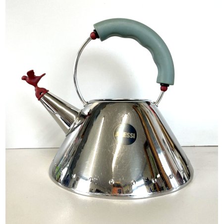 BOLLITORE ALESSI DESIGN Michael Graves 9093 con UCCELLINO VERSATORE senza TAPPO