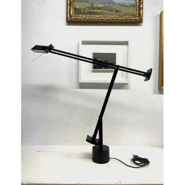 LAMPADA da TAVOLO Tizio 50 Artemide DESIGN Richard Sapper ALOGENA BLACK '80s