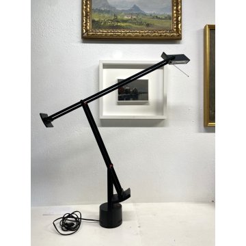 LAMPADA da TAVOLO Tizio 50 Artemide DESIGN Richard Sapper ALOGENA BLACK '80s