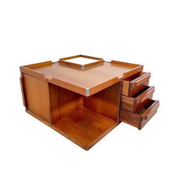 TAVOLINO BAR SQUARE MODULAR COFFEE TABLE DESIGN Luigi Sormani FIARM ITALY 1960's