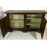 ANTICA CREDENZA PIEMONTESE LEGNO NOCE MASSELLO 2 ANTE BANCO BANCONE EPOCA 1800