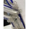 ANTICO SPECCHIO VENEZIANO PARETE VETRO Murano SPECCHIERA APPOGGIO OTTAGONALE 900