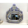 ANTICO SPECCHIO VENEZIANO PARETE VETRO Murano SPECCHIERA APPOGGIO OTTAGONALE 900