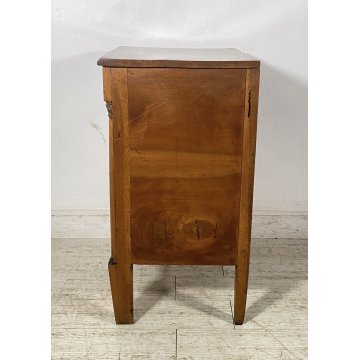 ANTICO COMODINO IMPERO 1800 LEGNO NOCE MASSELLO CAMERA LETTO SALOTTO CREDENZA