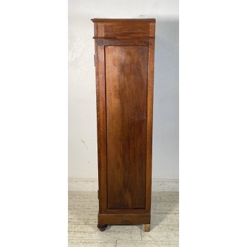 ANTICO MOBILETTO PICCOLO ARMADIO RIPIANI LEGNO CASTAGNO NOCE PRIMI 1900 DISPENSA