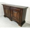 ANTICA CREDENZA PIEMONTESE LEGNO NOCE MASSELLO 2 ANTE BANCO BANCONE EPOCA 1800