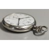 ANTICO OROLOGIO TASCA Longines EFCo CAL. 18.69N anni 50 OLD SILVER POCKET WATCH