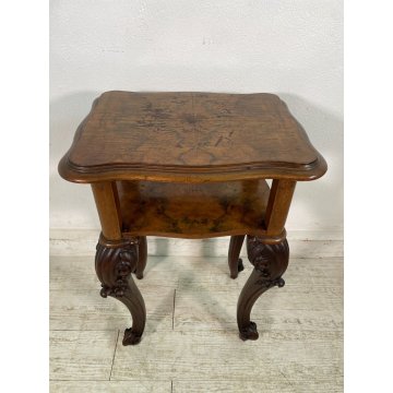 ANTICO COMODINO CIPPENDAL RADICA epoca 1900 ETAGERE TAVOLINO NIGHT TABLE OLD