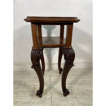 ANTICO COMODINO CIPPENDAL RADICA epoca 1900 ETAGERE TAVOLINO NIGHT TABLE OLD