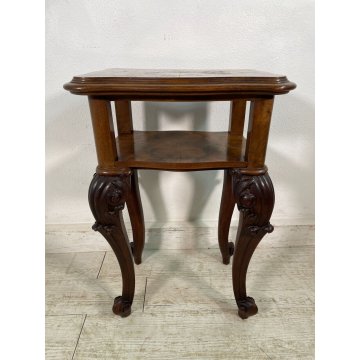 ANTICO COMODINO CIPPENDAL RADICA epoca 1900 ETAGERE TAVOLINO NIGHT TABLE OLD