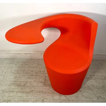 POLTRONA UFFICIO DESIGN KID FELICE ROSSI DIVINA ARANCIONE SEDIA SCRIVANIA CHAIR