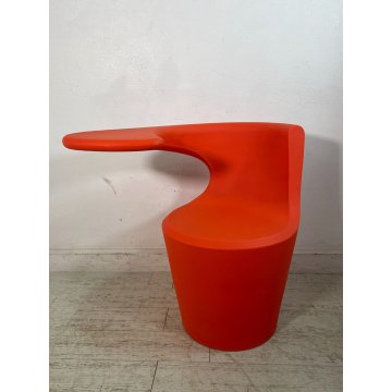 POLTRONA UFFICIO DESIGN KID FELICE ROSSI DIVINA ARANCIONE SEDIA SCRIVANIA CHAIR