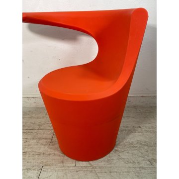 POLTRONA UFFICIO DESIGN KID FELICE ROSSI DIVINA ARANCIONE SEDIA SCRIVANIA CHAIR