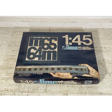 TRENINO LIMA SCALA 1:45 M65-64M TRENO ELETTRICO 0 MERCI ANNI 70 VINTAGE TRAIN