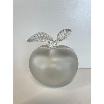 GRANDE BOTTIGLIA LALIQUE PROFUMO CRISTALLO FIRMATA BOTTLE APPLE CRISTALLO FRANCE