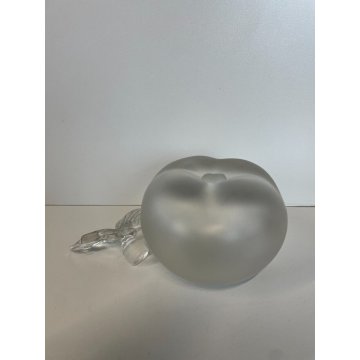 GRANDE BOTTIGLIA LALIQUE PROFUMO CRISTALLO FIRMATA BOTTLE APPLE CRISTALLO FRANCE