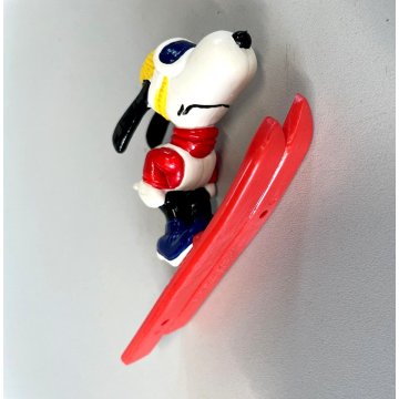 RARE SNOOPY Peanuts SKI JUMPER PVC FIGURINE Schleich VINTAGE 1984 OLYMPICS SKIER