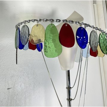 LAMPADA TERRA PIANTANA Artemide Toni Cordero MOD. Sibari ANNI 90 VETRO MURANO