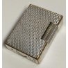 St Dupont ACCENDINO TASCA Argentato VINTAGE LIGHTER Silver Plated BRIQUET France