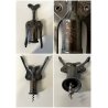 ANTICO CAVATAPPI ferro ETERNO Cardini OMEGNA Brev. Corkscrew  Korkenzieher  '900