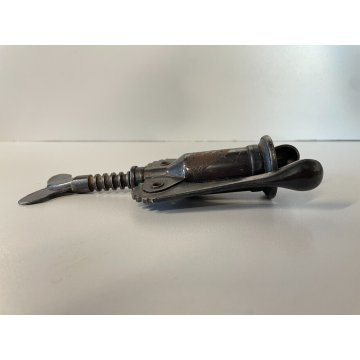 ANTICO CAVATAPPI ferro ETERNO Cardini OMEGNA Brev. Corkscrew  Korkenzieher  '900