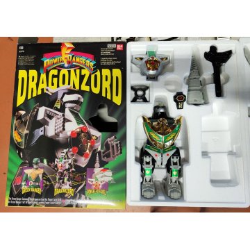 Power Rangers BANDAI Dragonzord Megazord Deluxe Set LOTTO GIOCATTOLI ACCESSORI