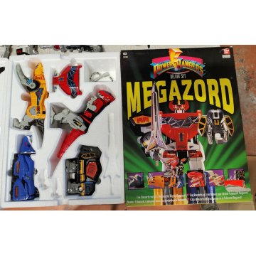 Power Rangers BANDAI Dragonzord Megazord Deluxe Set LOTTO GIOCATTOLI ACCESSORI