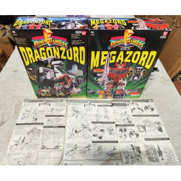 Power Rangers BANDAI Dragonzord Megazord Deluxe Set LOTTO GIOCATTOLI ACCESSORI