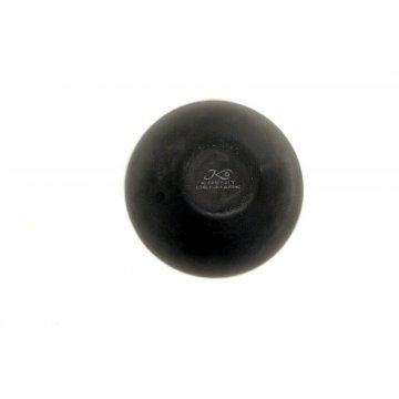 CIOTOLA BOWL Krenit  Denmark  NERO OPACO e SMALO VERDE ACQUA DESIGN DANESE 1950 