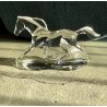 SCULTURA CRISTALLO CAVALLO TROTTO APOLLO Baccarat CRYSTAL FIGURE HORSE Apollon