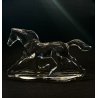 SCULTURA CRISTALLO CAVALLO TROTTO APOLLO Baccarat CRYSTAL FIGURE HORSE Apollon