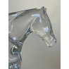 SCULTURA CRISTALLO CAVALLO TROTTO APOLLO Baccarat CRYSTAL FIGURE HORSE Apollon