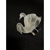 SCULTURA CRISTALLO Lalique France Cigni AMORE FIGURE LOVE Swans FROSTED GLASS
