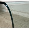 TAVOLINO SALOTTO DESIGN ATTR. FIAM ANNI 70 VETRO TABLE GLASS VINTAGE TAVOLO