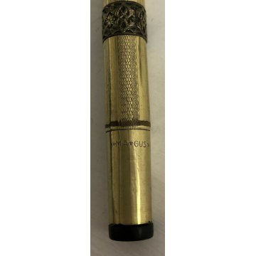 PENNA STILOGRAFICA MAGUS VINTAGE 1900 FOUNTAIN PEN LAMINATA ORO RETRATTILE EPOCA