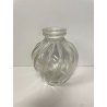 VASO René Lalique CRISTALLO FRANCE ANNI 70 FIRMATO DESIGN VINTAGE VASE COSTOLATO