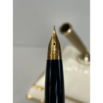 STILOFORO SHEAFFER CERAMICA ROYAL DOULTON PENNA STILOGRAFICA DORATA Fountain Pen