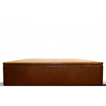 COMODINO DA PARETE M150 SHELVE DESIGN Osvaldo Borsani per TECNO 1967 LEGNO PELLE
