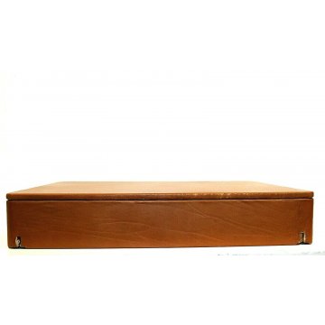 COMODINO DA PARETE M150 SHELVE DESIGN Osvaldo Borsani per TECNO 1967 LEGNO PELLE