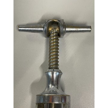 CAVATAPPI  VINTAGE METALLO CROMATO CAMPANA APERTA Corkscrew  Korkenzieher ITALY