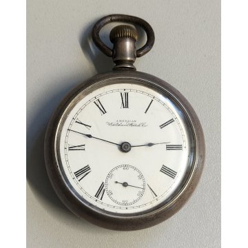 ANTICO OROLOGIO TASCA Waltham AMERICAN epoca 1900 Old Railway Pocket Watch