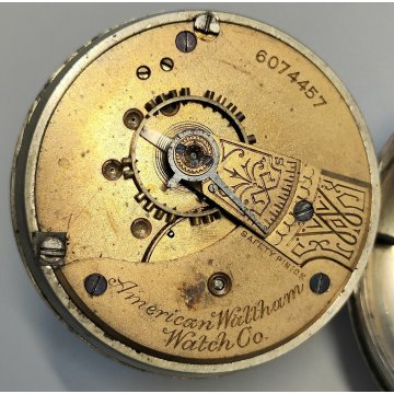 ANTICO OROLOGIO TASCA Waltham AMERICAN epoca 1900 Old Railway Pocket Watch