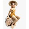 STATUETTA CERAMICA CUTE GIRL G. Girardi "470"  PORTA VASO STATUINA VINTAGE 40s