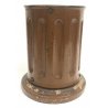 ANTICO MACININO DA CAFFE CILINDRICO LUCIDATO LEGNO FERRO OLD EPOCA MANUALE ITALY