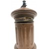 ANTICO MACININO DA CAFFE CILINDRICO LUCIDATO LEGNO FERRO OLD EPOCA MANUALE ITALY