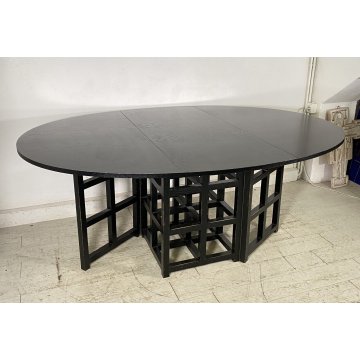 TAVOLO DESIGN Charles Rennie Mackintosh 1970 Cassina ALLUNGABILE BANDELLE TABLE